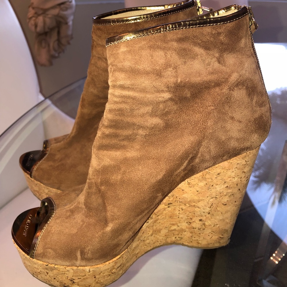 Jimmy Choo wedges booties